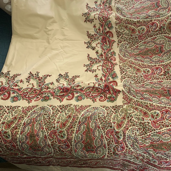 Pottery Barn Bedding Paisley Duvet Cover Shams Poshmark